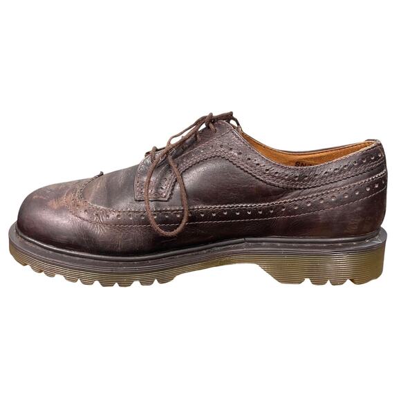 Dr. Marten’s Unisex Brown Leather Brogue Wingtip Oxfords Size M 10 W 11 main image 10